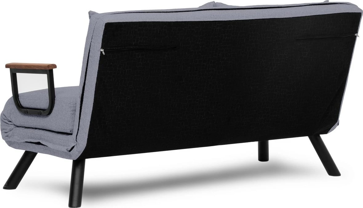 Divan-krevat dy ulëse, Sando, ngjyrë gri