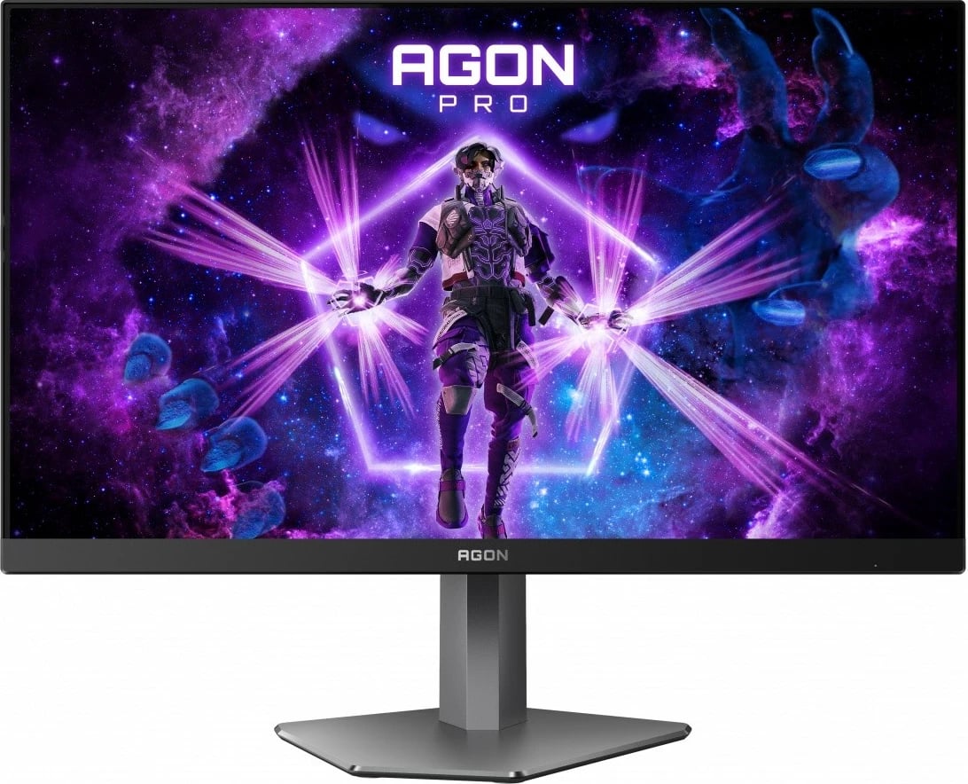 Monitor AOC AG276QZD2, 26.7 inç, QD OLED, 240Hz, i zi/argjendtë