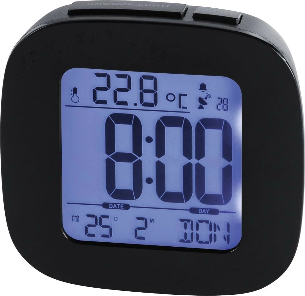 Orë alarmi Hama RC45, dixhitale, e zezë