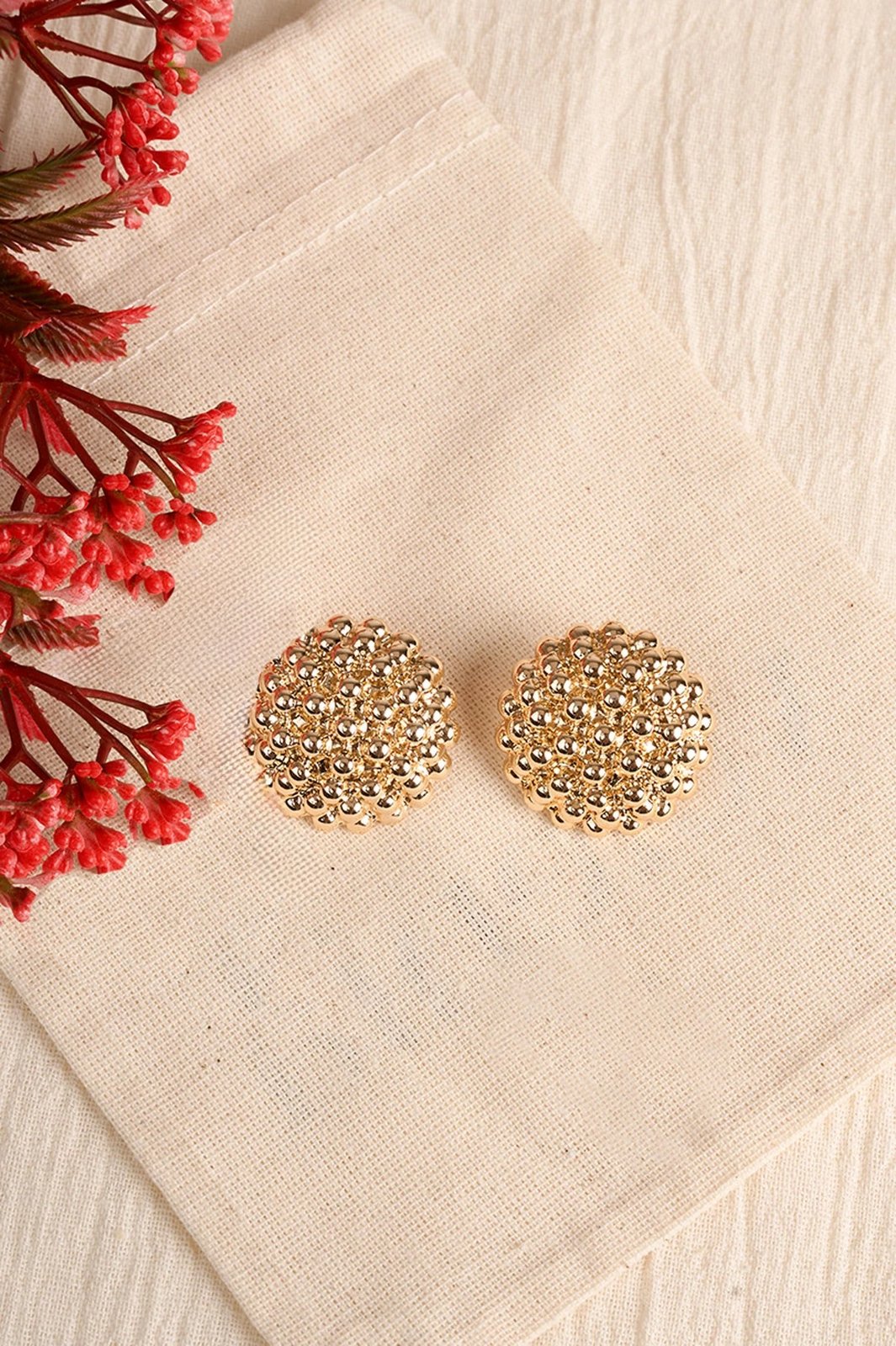 Vathë metalik Elika, ngjyrë ari, ELKGC68341