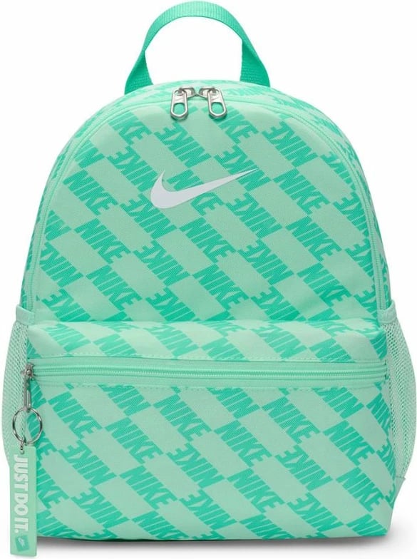 Çantë shpine mini Nike për femra dhe fëmijë, e gjelbër
