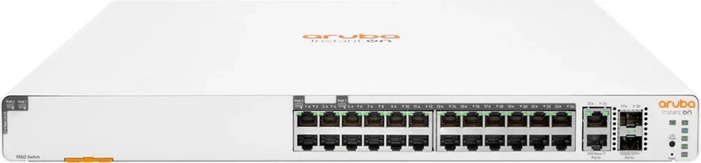 Switch Hewlett-Packard Aruba Instant On 1960, 24 porte, PoE, i bardhë