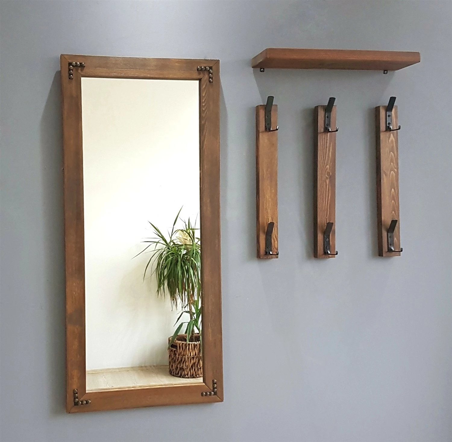 Stendë për korridor, ngjyrë arre, Hanah Home, V109