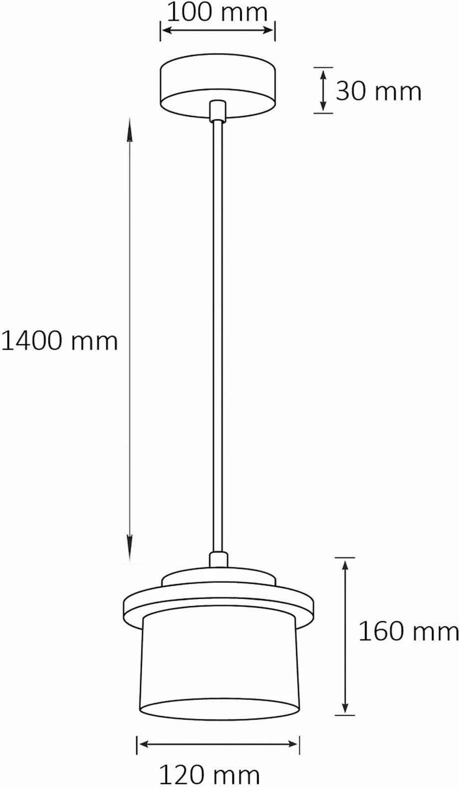 Llambë tavani Opviq Ente, dru lisi, bezhë