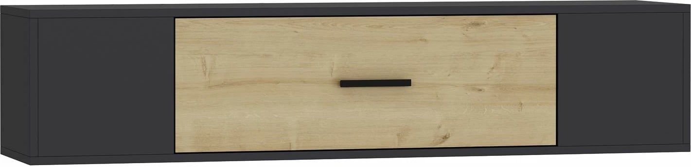 Komodë TV Skye Decor, antracit, lisi sapphire