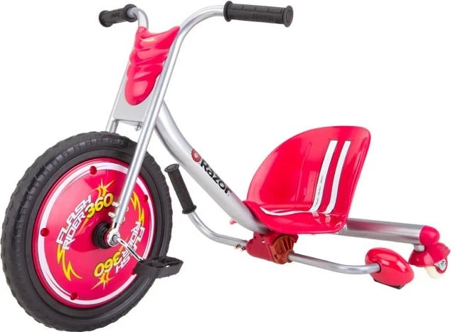 Triçikletë për fëmijë Razor FlashRider 360, e kuqe