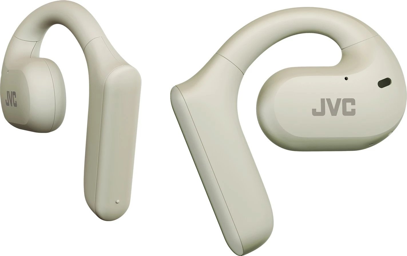 Kufje JVC Nearphone TWS, true wireless, 17 orë bateri, IPX4, të bardha