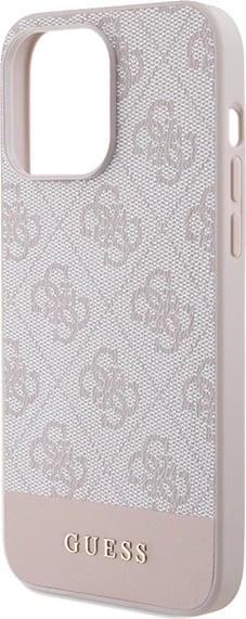 Mbështjellës Guess 4G Stripe për iPhone 14 Pro, Rozë Mbështjellës Guess 4G Stripe për iPhone 14 Pro, Rozë