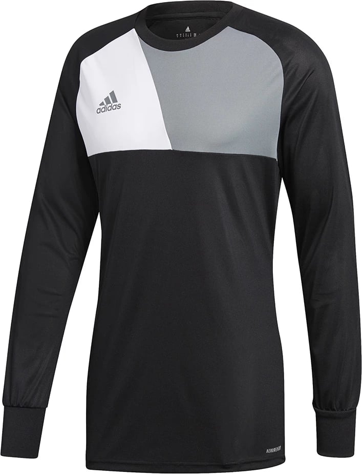 Fanellë portieri për fëmijë adidas, e zezë