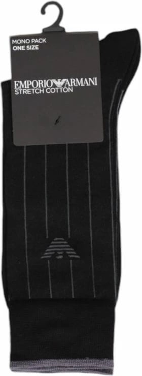Çorape për meshkuj Emporio Armani, e zezë