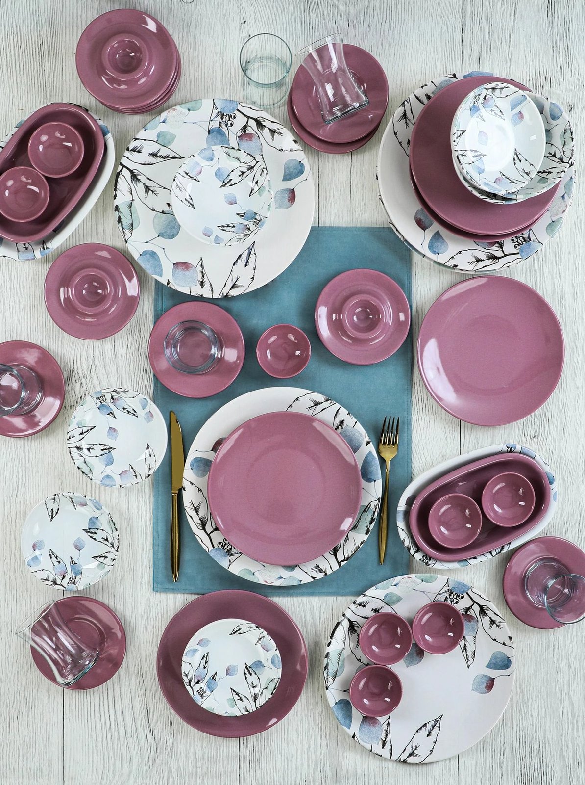 Set mëngjesi 50 pjesësh, Hermia Concept, TV087050F3X2AJ47100MAP0300 Set mëngjesi 50 pjesësh, Hermia Concept, TV087050F3X2AJ47100MAP0300