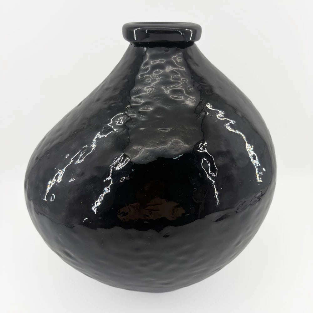 Vazo qelqi BOCAL, e zezë, 25x25x25cm