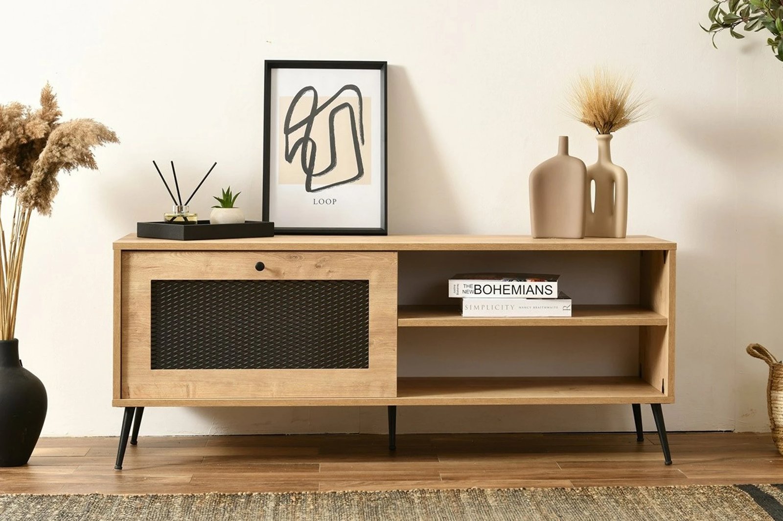 Komodë TV Skye Decor, tel, 140