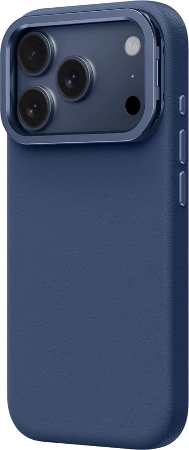 Mbështjellës AmazingThing Glamour për iPhone 17 Pro Max, me stand, kaltër