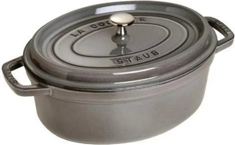 Tenxhere gize ZWILLING STAUB ovale 3.2l, Gri