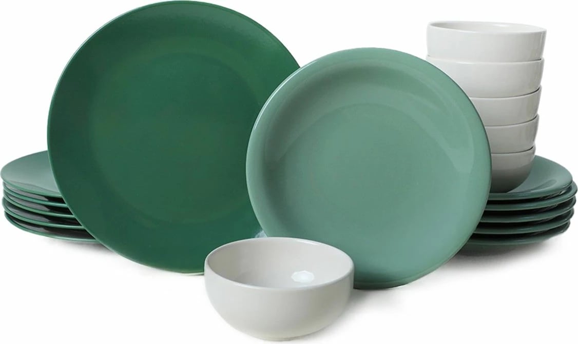 Set enësh për drekë prej qeramike, 18 copë, Hermia Concept, X0001509400000000000000000