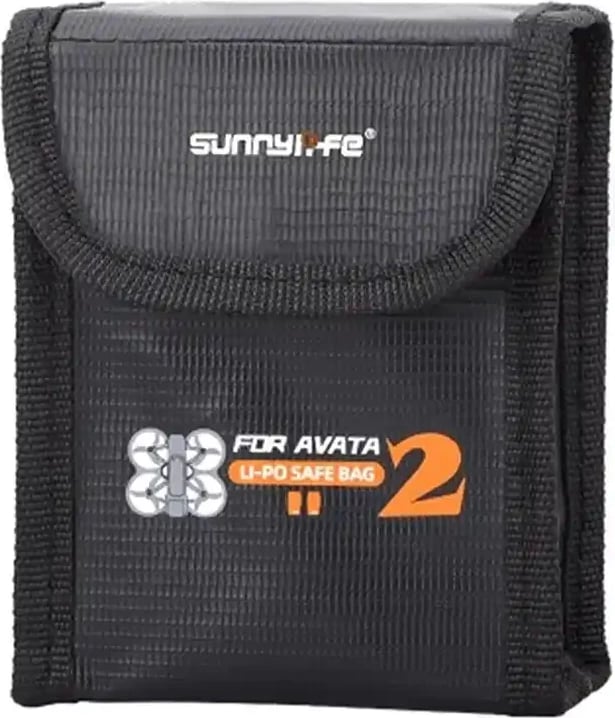 Mbështjellës Sunnylife për 2 bateri, për DJI Avata 2, i zi