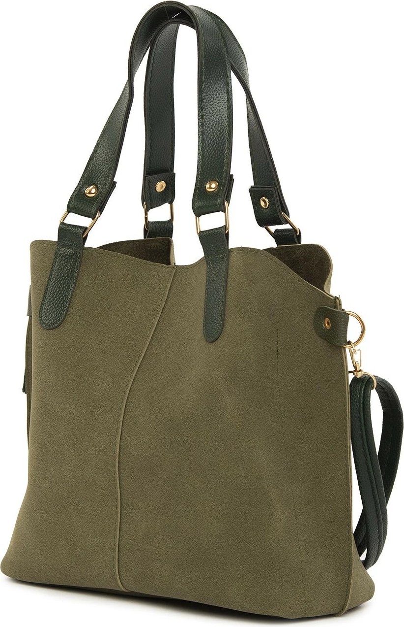 Çantë krahu Zoozie Bags, 3554 - 46111, ngjyrë kaki