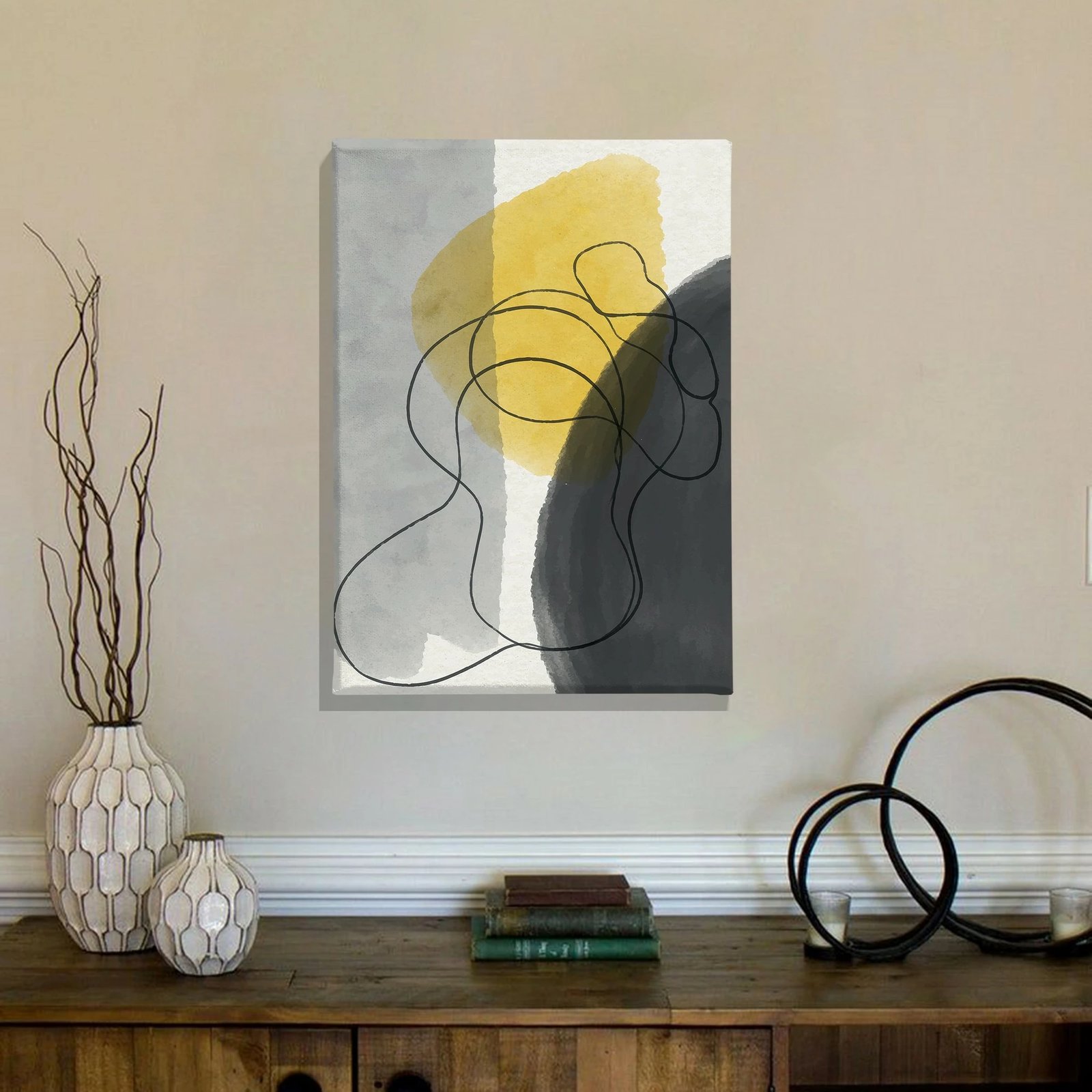 Pikturë dekorative në kanavacë Wallity, ASR_CNV25-1, 70x100 cm