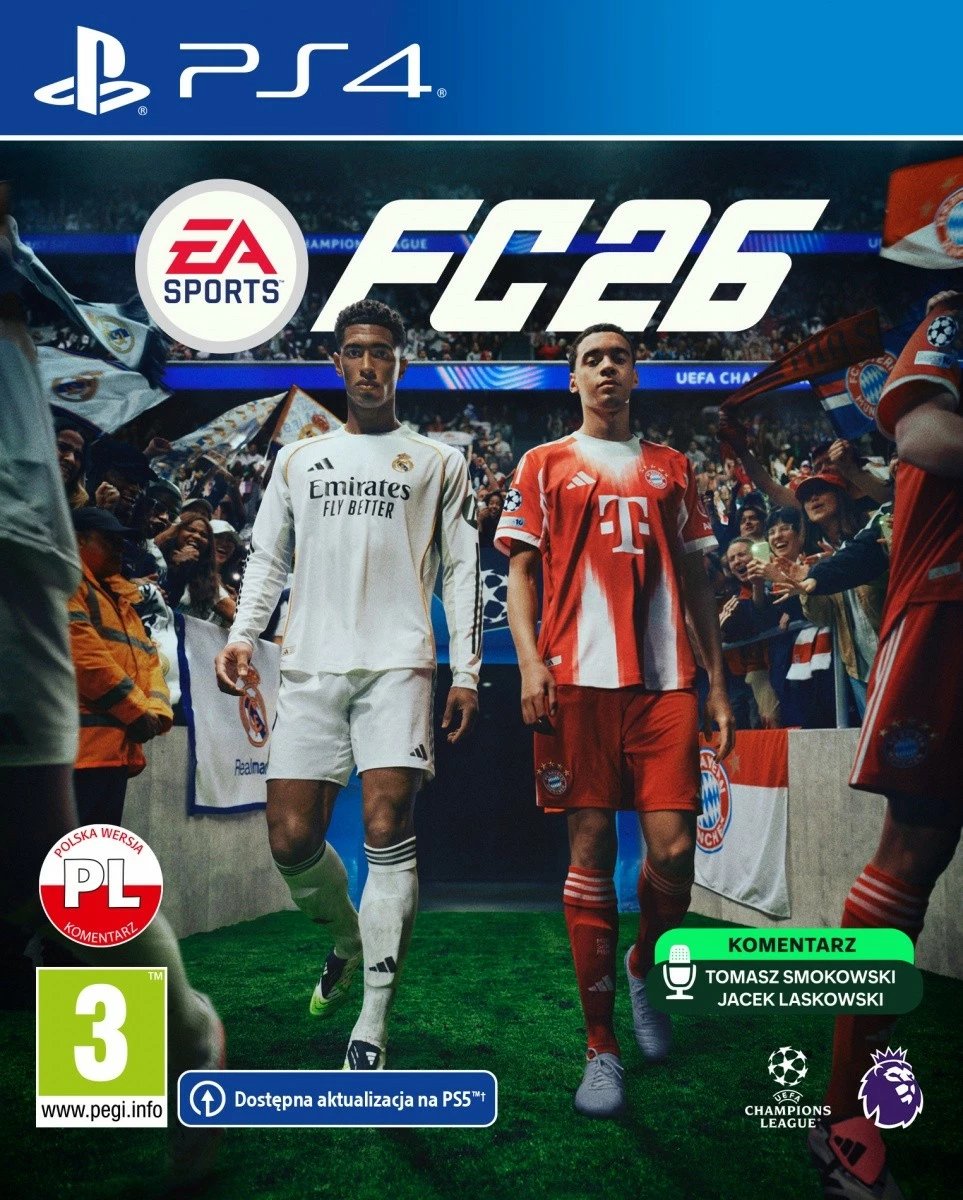 Lojë PS4, Cenega, EA Sports FC 26, Blu-ray, anglisht/polnisht, PEGI 3