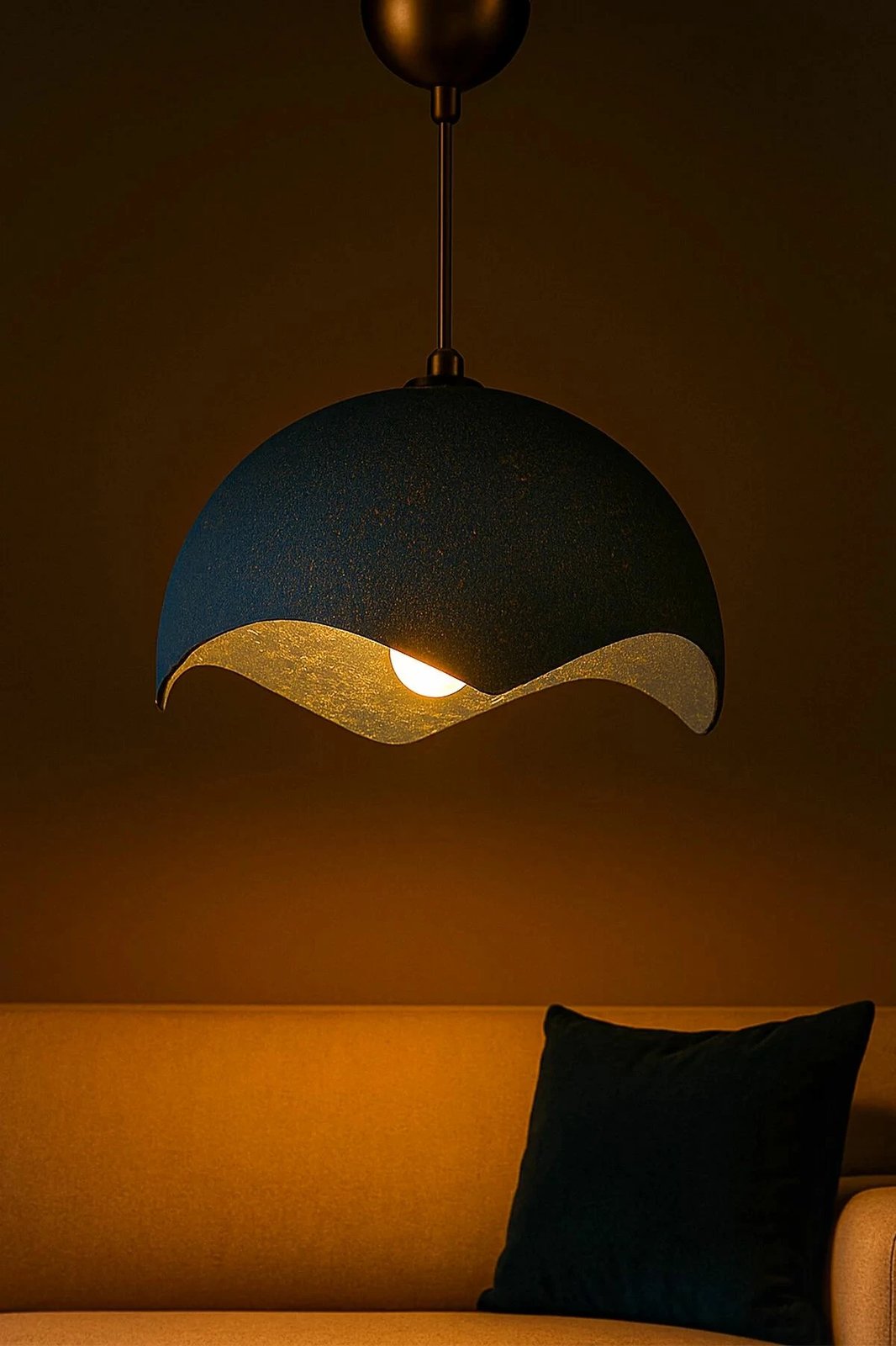 Llambë tavani Opviq, blu dhe ari, BK204