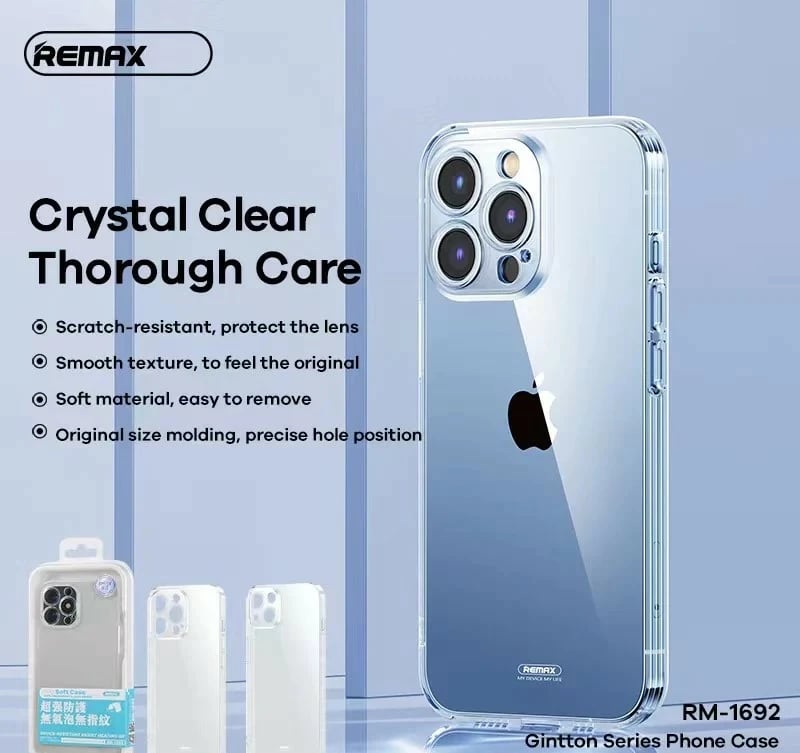 Remax Gintton Series Phone Case RM-1692 për iPhone 14, transparente