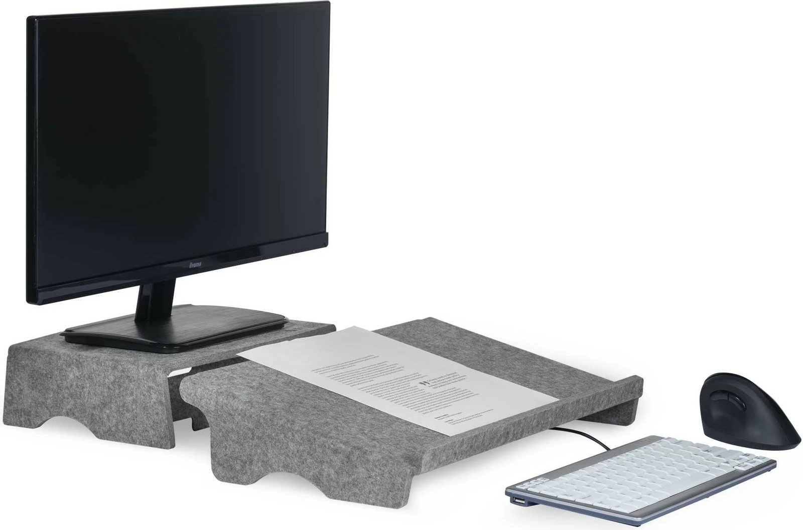 Mbajtës dokumentesh BakkerElkhuizen Q-doc 100 Circular, gri Mbajtës dokumentesh BakkerElkhuizen Q-doc 100 Circular, gri