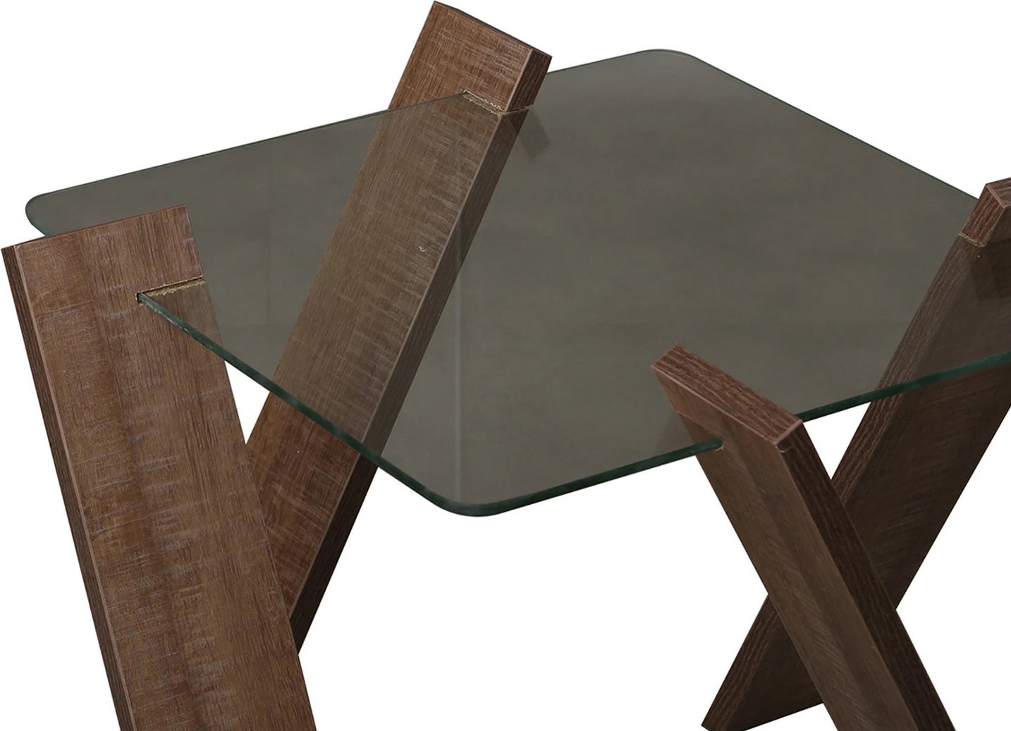 Tavolinë kafeje Hanah Home, Roman Mini, ngjyrë lisi i errët