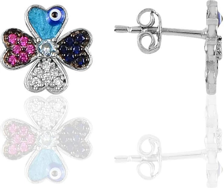 Vathë argjendi Jumeon, shumëngjyrësh, 9432RDJ