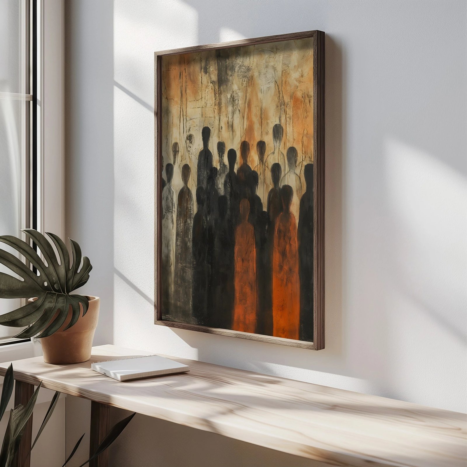 Pikturë dekorative me kornizë MDF, Wallity, HUM098