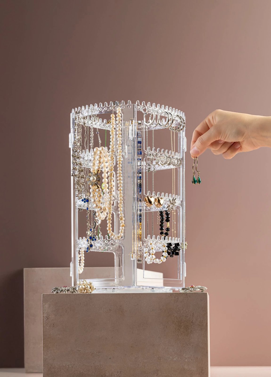 Organizues për make-up, transparent, Evila Originals, CPLS4RF
