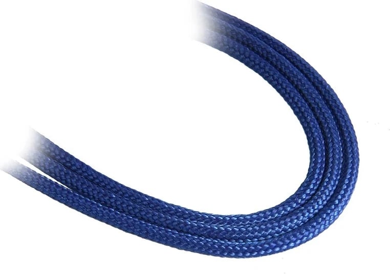 Kabllo zgjatues BitFenix 3-Pin 90cm, i mbështjellë, ngjyrë blu
