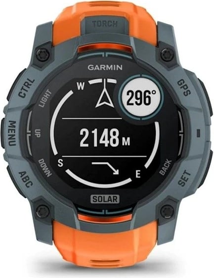 Smartwatch Garmin Instinct 3, 1.1", GPS, portokalli