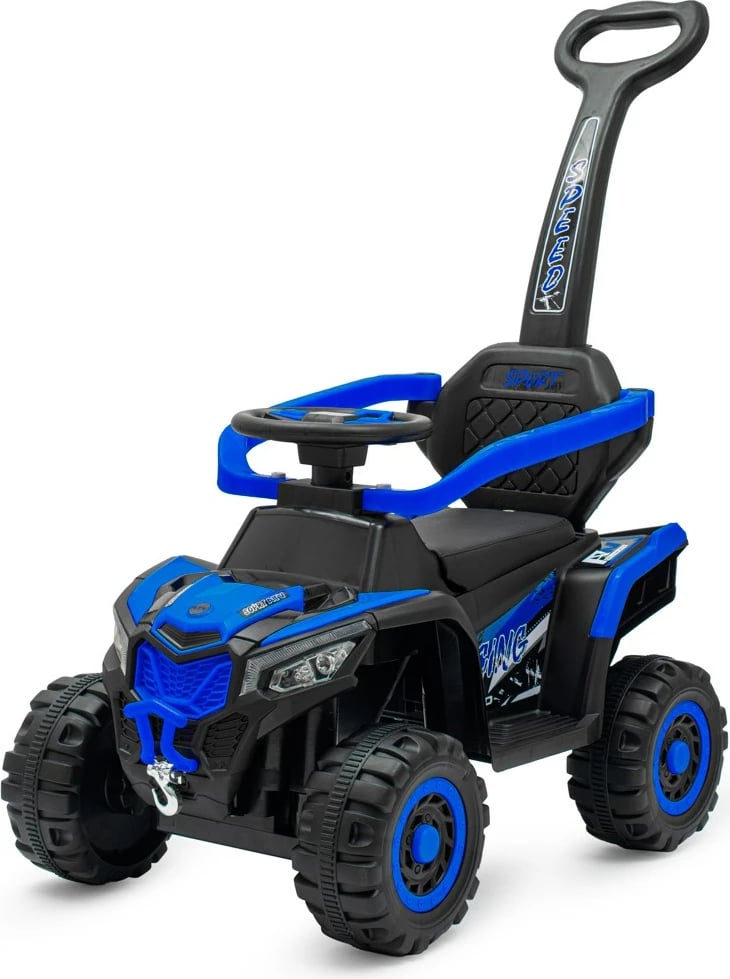 makinë lodër ride-on elektrike me shufër drejtimi, Baby Mix Ruggy, 6V 18W, deri 30 kg, blu