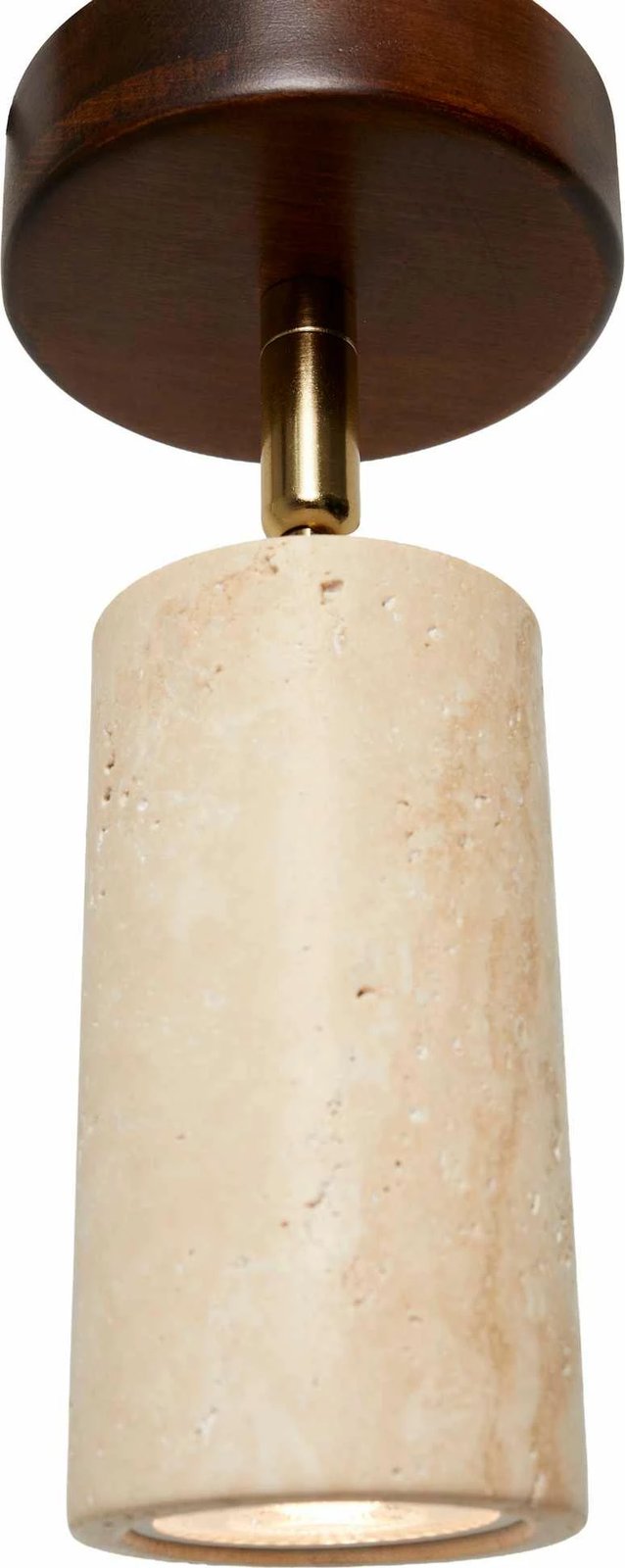 Llambë tavani prej druri, Opviq Nur, ngjyrë bezhë dhe arre