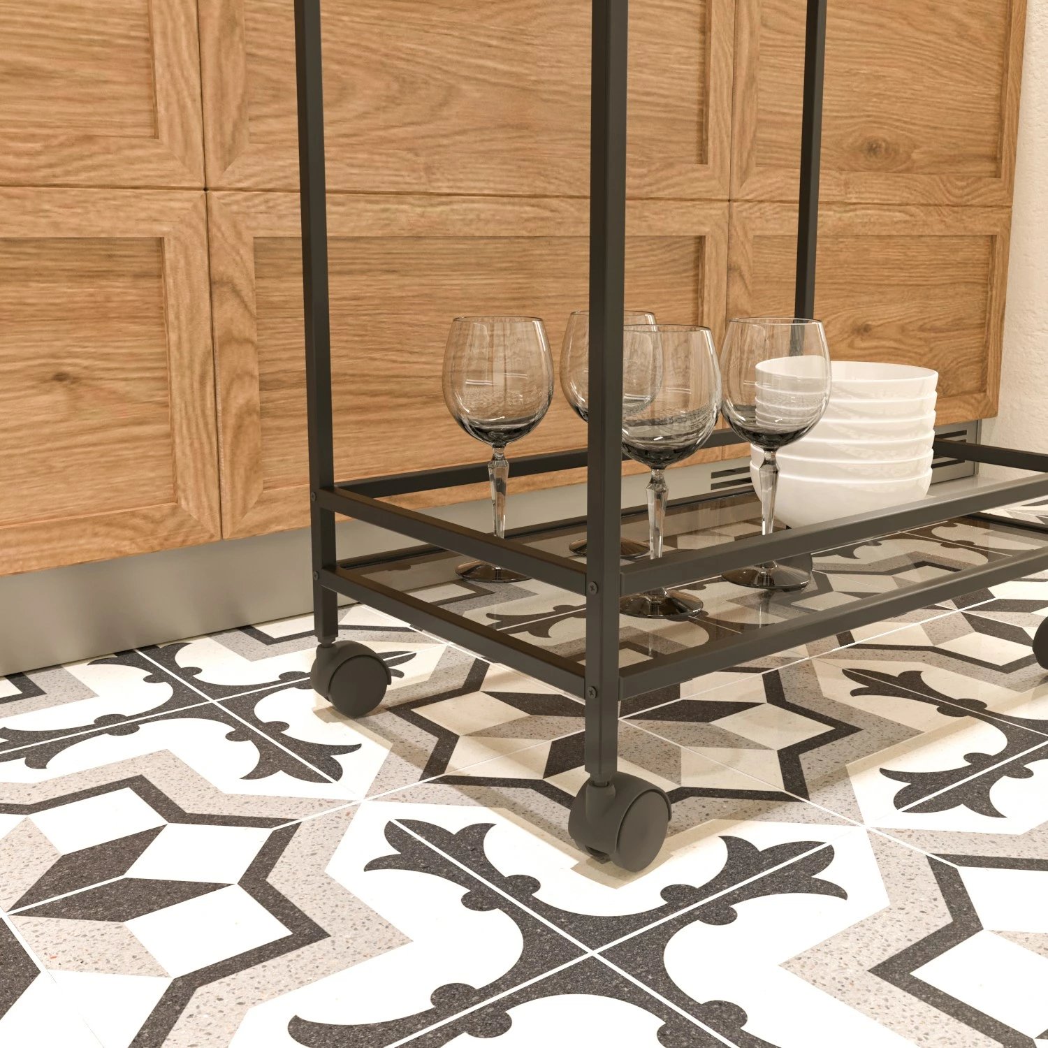 Karrocë darke Hanah Home, Vortex, e zezë