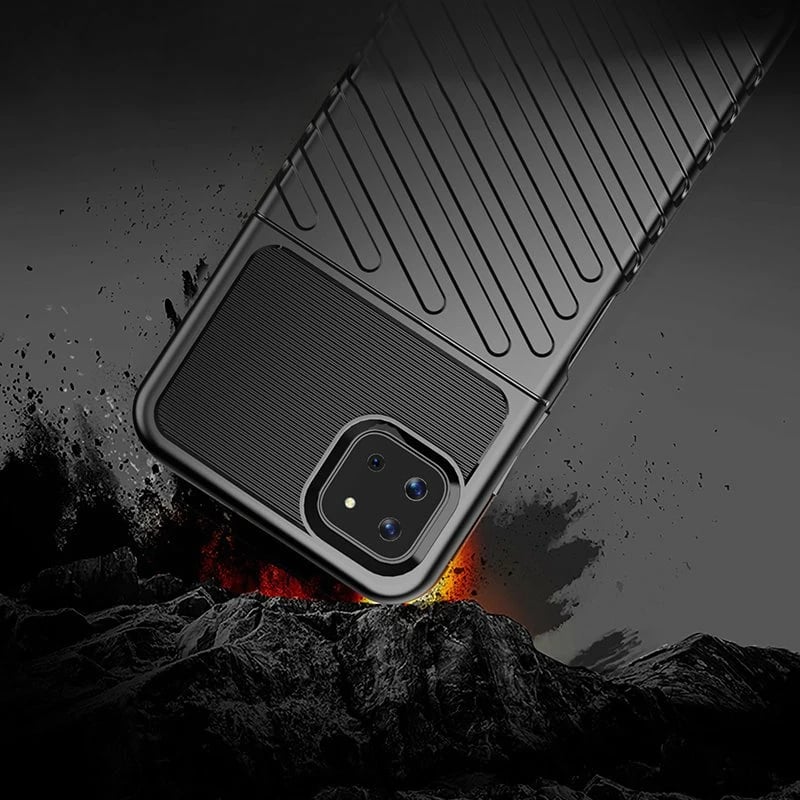 Mbështjellës Hurtel Thunder Case për Samsung Galaxy A22 5G, TPU, Blu