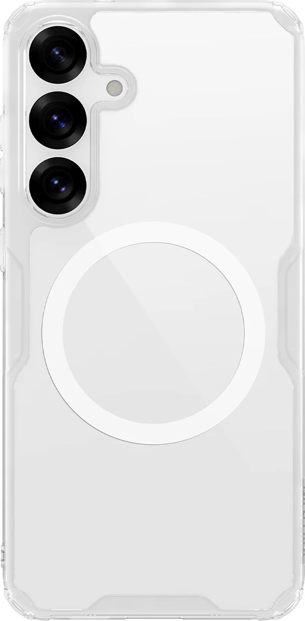 Mbështjellës Nillkin Nature TPU Pro Magnetic me MagSafe për Samsung Galaxy S25+, Bardhë