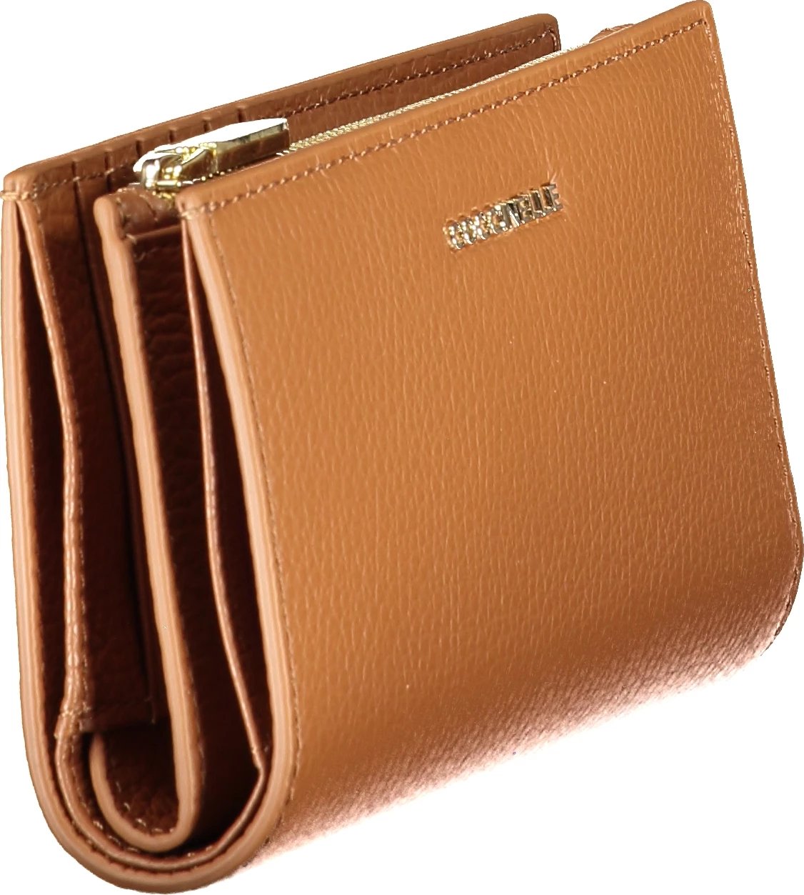 Portofol femra COCCINELLE metallic soft, kafe