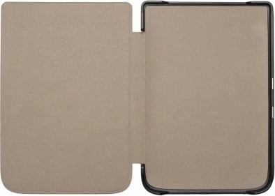 Mbështjellës Pocketbook Flip, folio, 6 inch, kafe/gri