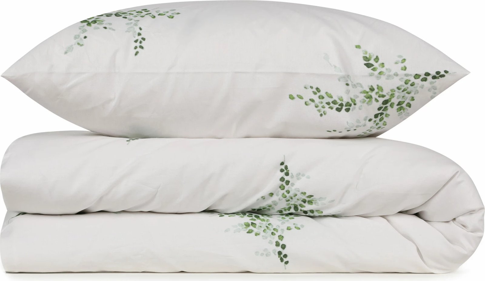 Set mbulesë për jorgan King, L'essentiel, Meltem, e bardhë dhe e gjelbër