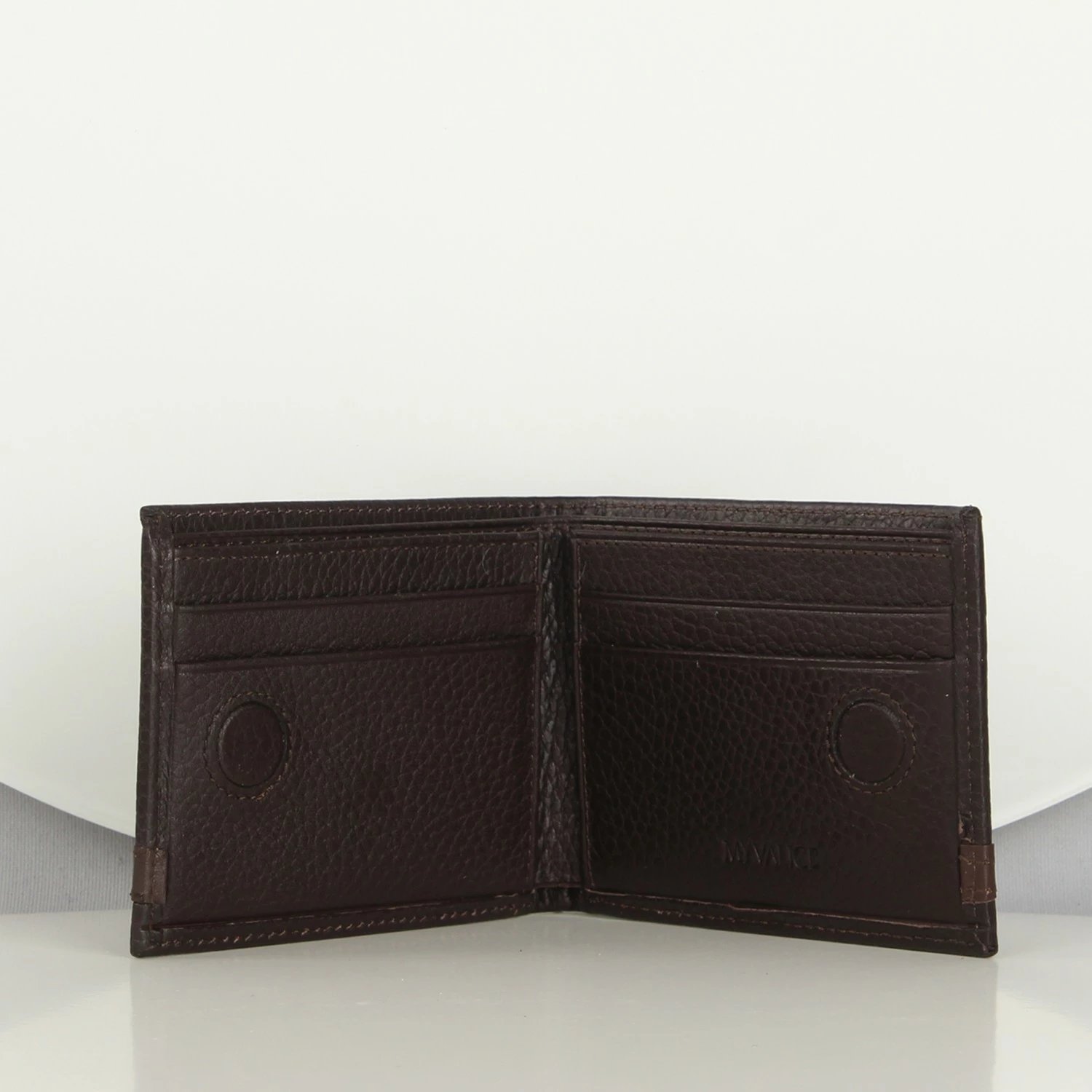 Portofol lëkure, ngjyrë kafe, Zoozie Bags, 0985