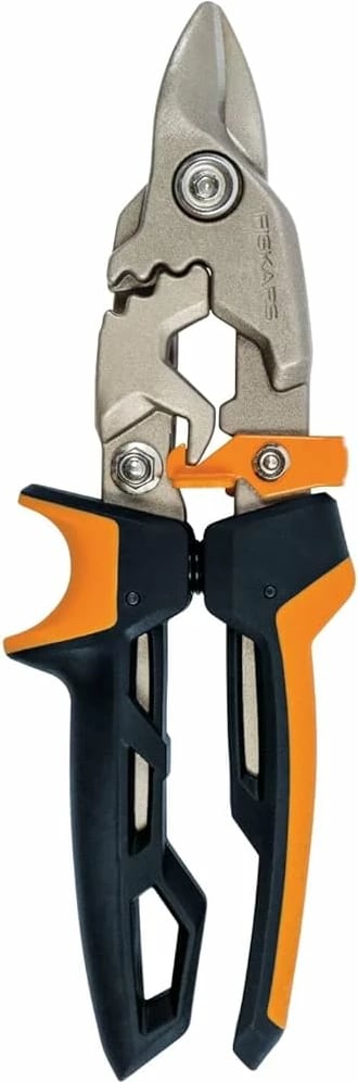 Gërshërë Fiskars, për prerje të metalit, zezë/ portokalli