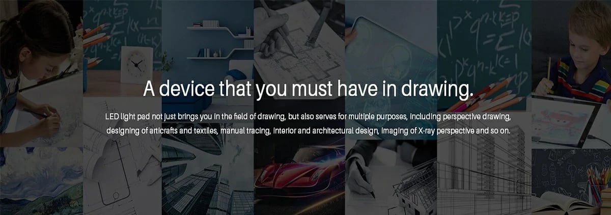 Tablet Vizatimi / Dritë Vizatimi / Projektor Vizat SONIT A4-3