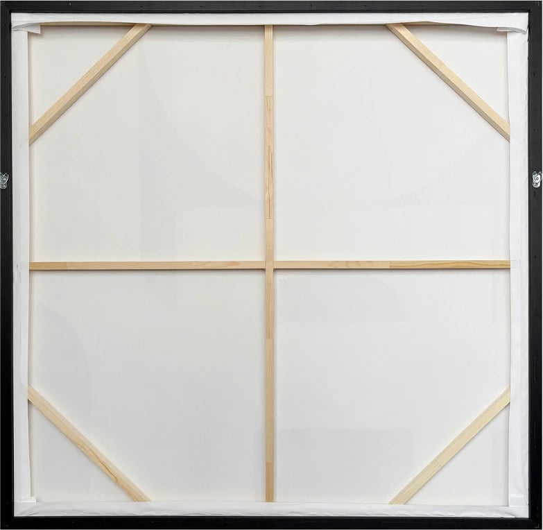 Pikturë dekorative CALMA me kornizë, kanavacë, ngjyrë bezhë, 102.6x4.3x102.6cm