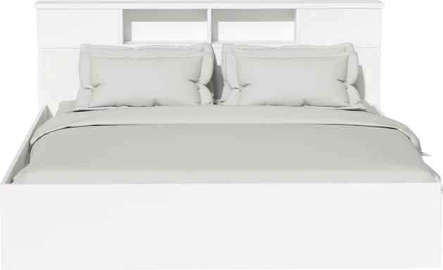 Krevat dopio Olympus, ngjyrë e bardhë antike, 160x200 cm