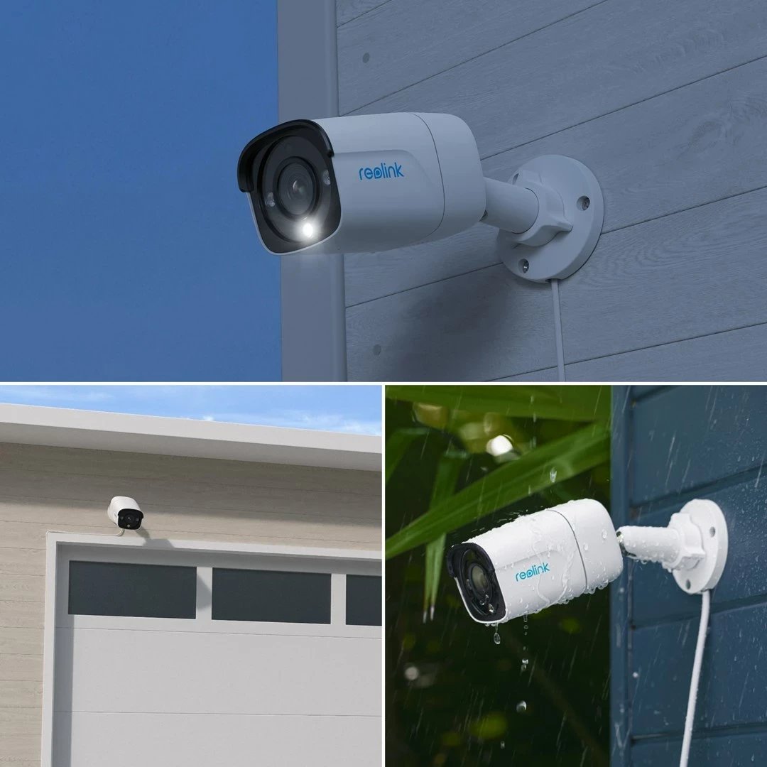 Kamerë sigurie Reolink P340, 12MP, PoE, IP66, Vizioni natës me ngjyra, Dy-drejtim audio, E bardhë