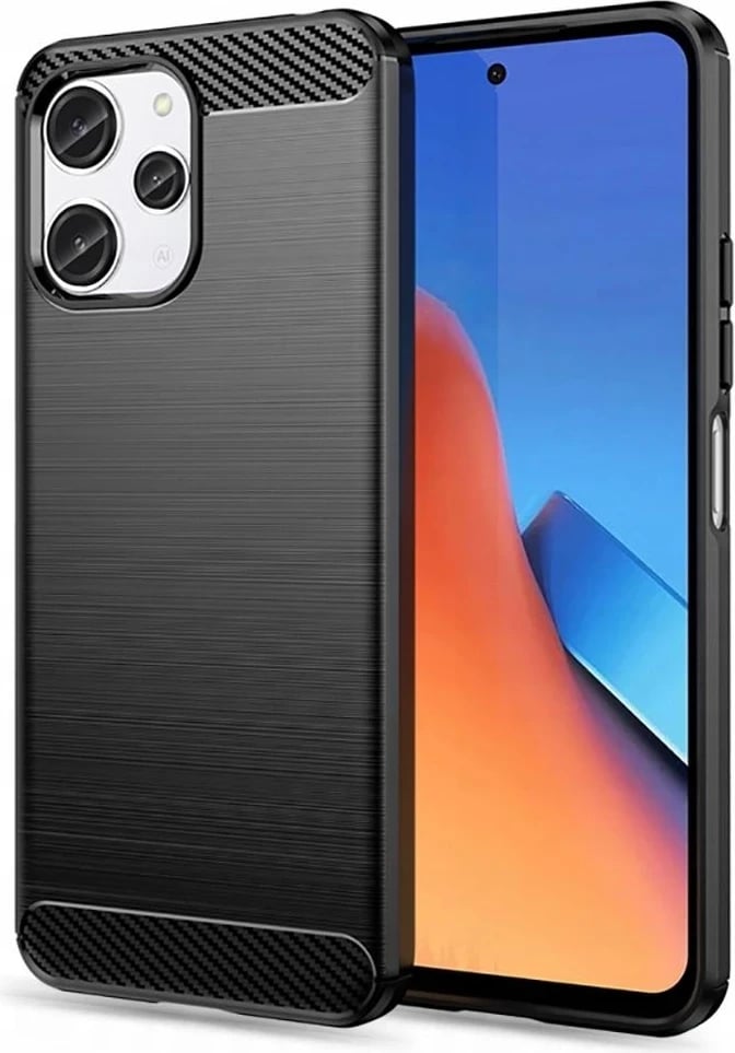 Mbështjellës Tech-Protect Tpucarbon Xiaomi Redmi 12, i zi