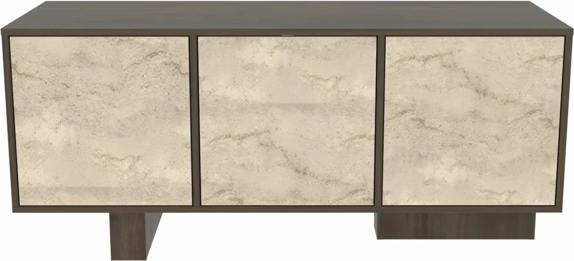 Bufe Skye Decor, ngjyrë arre, travertin, Monaco