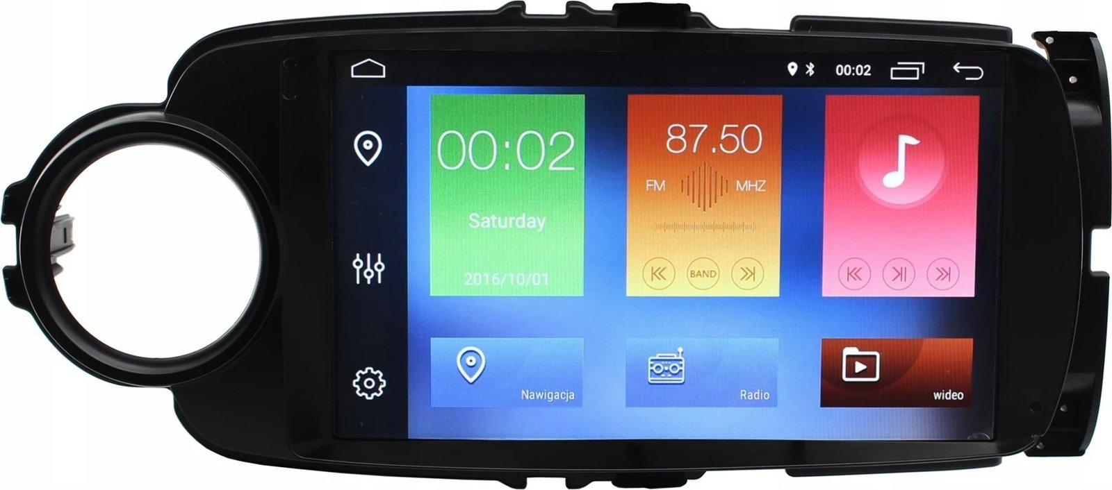 Radio navigacion GPS AUTO NAWIGACJE FR9 2/64 RDS1 TK635 për Toyota Yaris III 2011-2019, Android